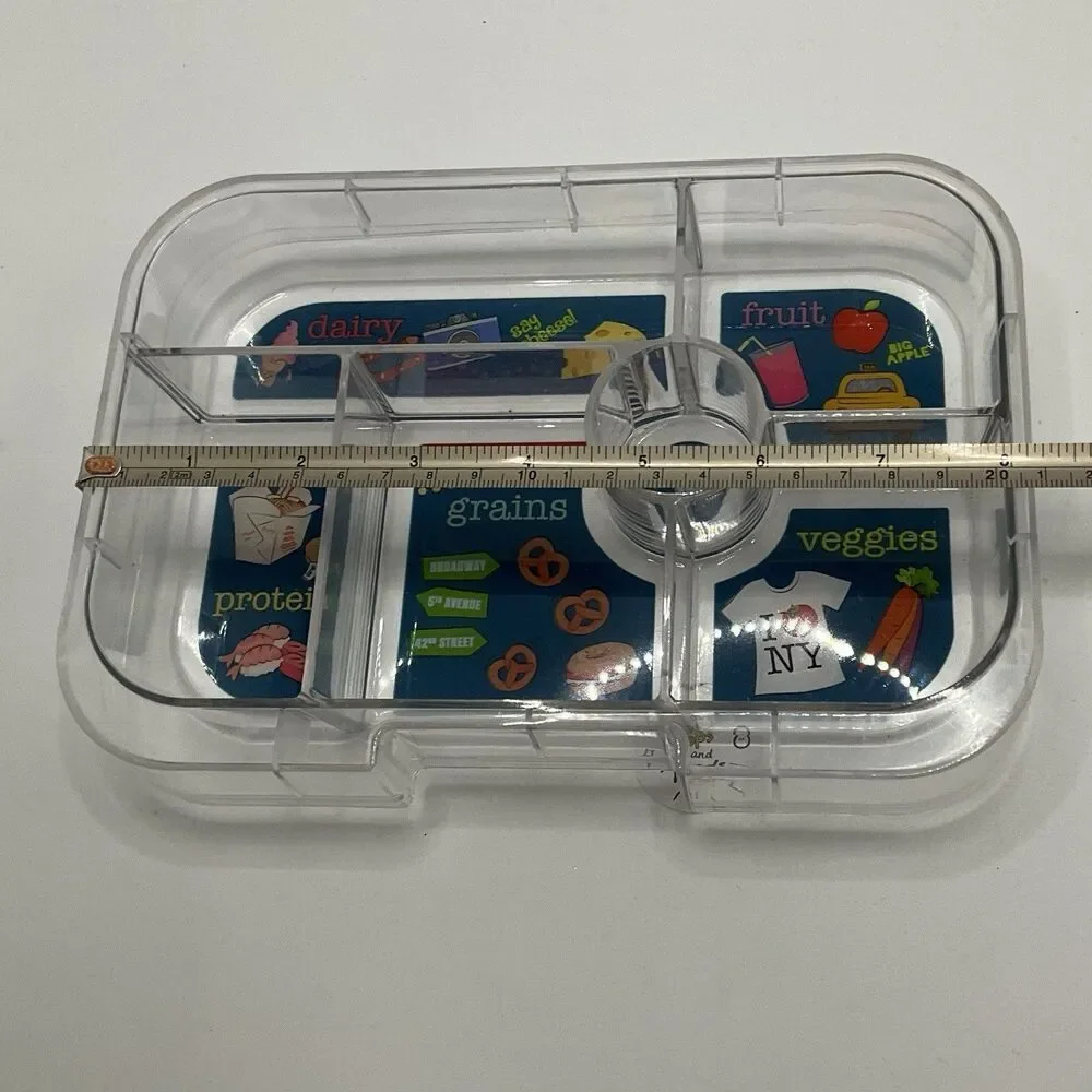 Yumbox Leakproof Bento Lunch Boxes Container For Kids School Blue w/ Extra Tray